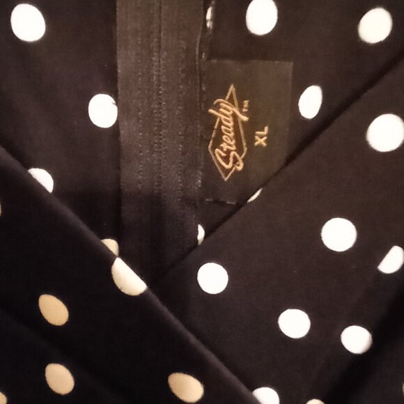 Stop Staring Polka Dot Wiggle Dress - Picture 2 of 4